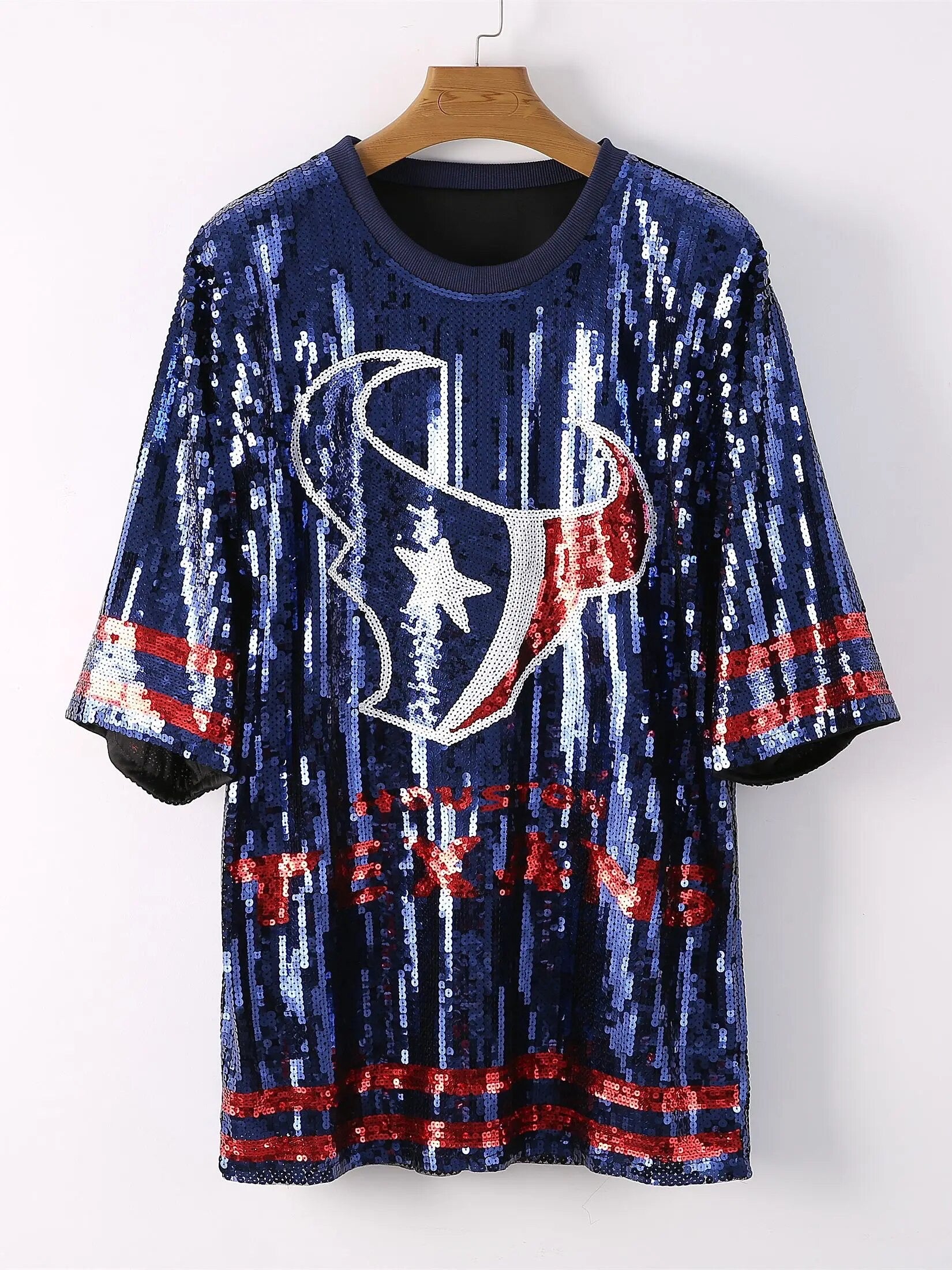 Texans Sequin Dress (Preorder) – Chateau Le Chic Boutique Texans Sequin Dress (Preorder) – Chateau Le Chic Boutique