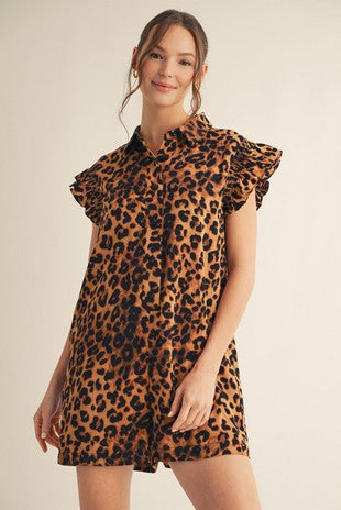 Zoe Animal Print Romper