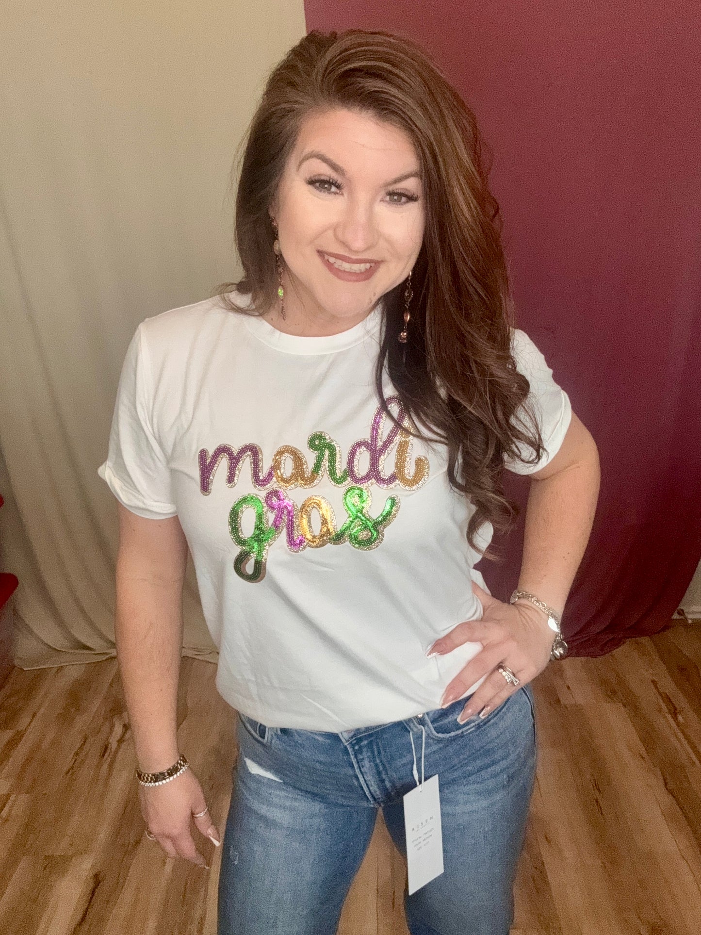 The Mardi Gras Tee Top