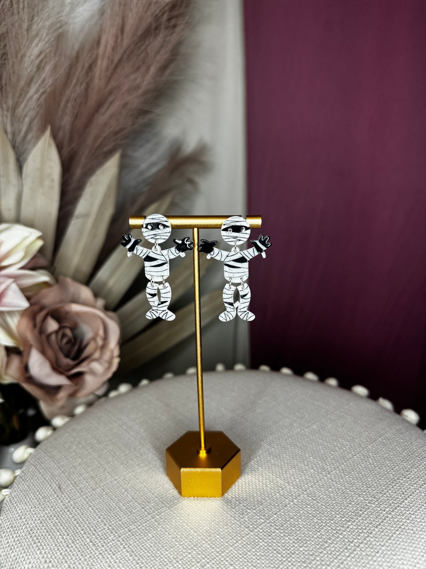 The Mummy Dangle Earring