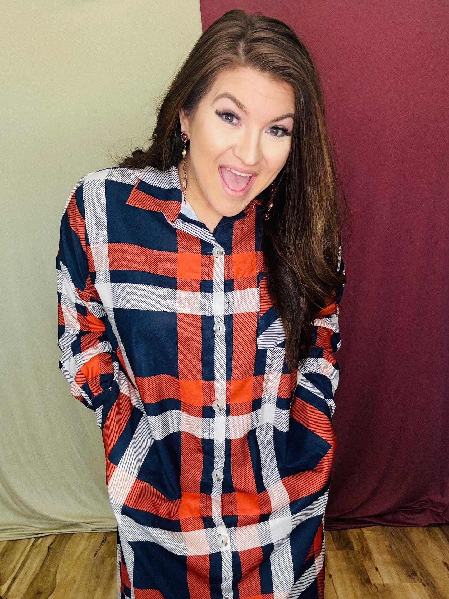 The Marida Plaid Dress