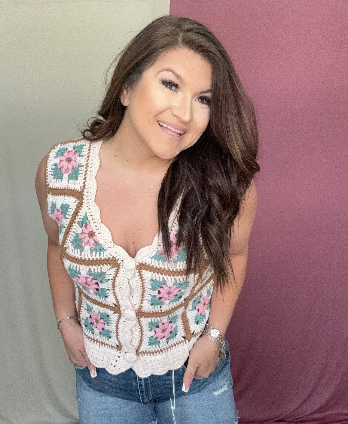 The Celeste Crochet Top