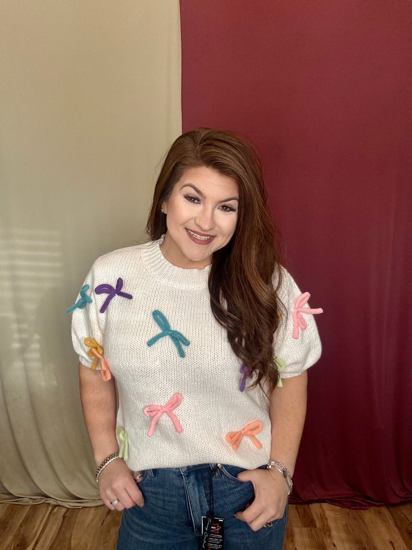 The Paityn Bow Knit Blouse