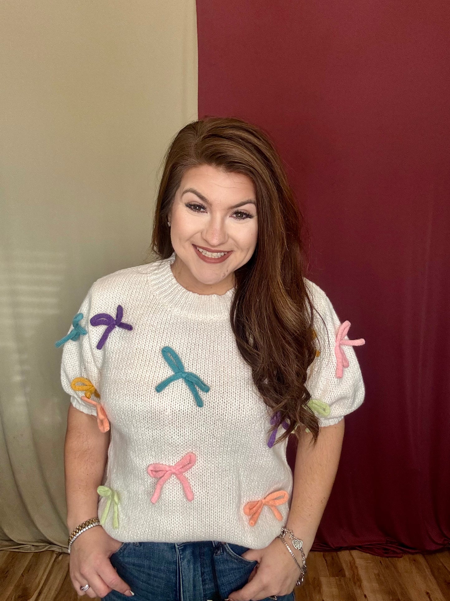 The Paityn Bow Knit Blouse