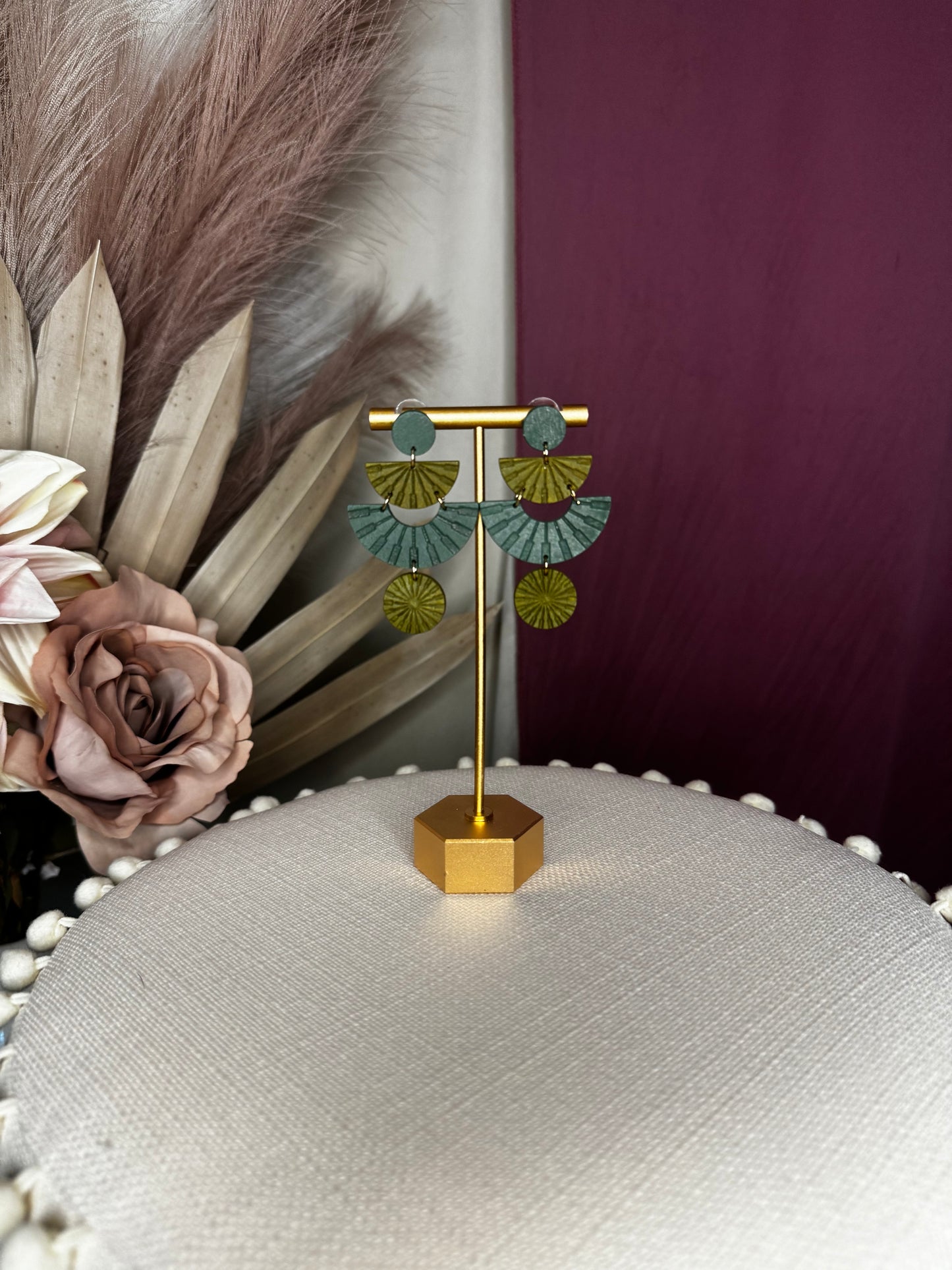 Constance Wood Boho Earring