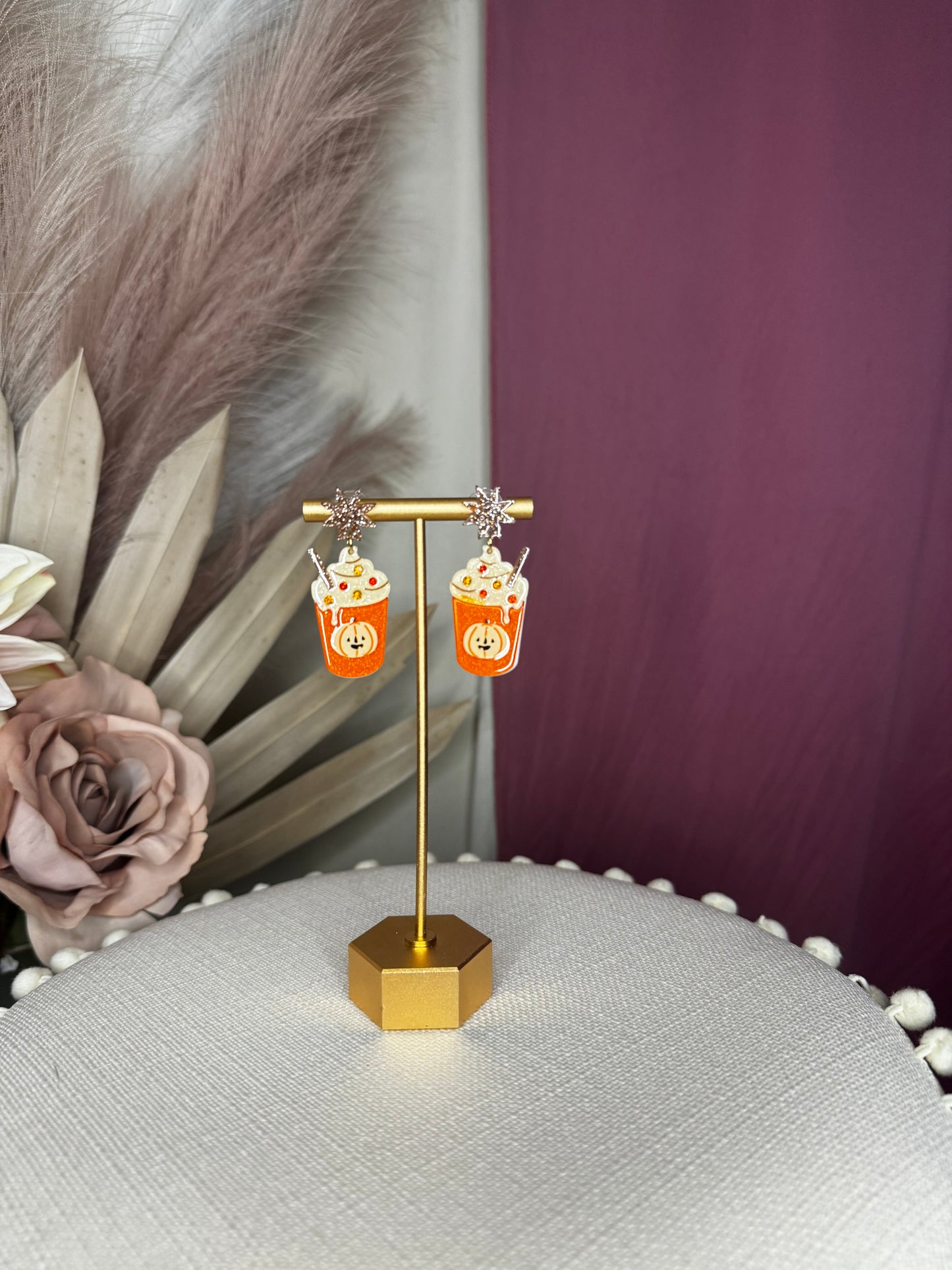 Pumpkin Late Earring